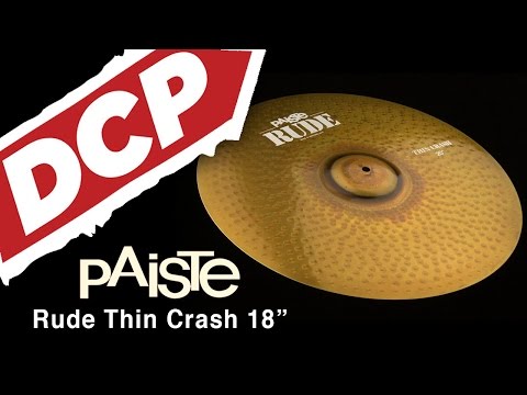 Paiste Rude Thin Crash Cymbal 18" image 4