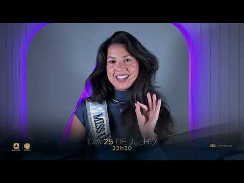 Paloma Rodrigues representa o Piauí no Miss Universe Brasil 2026; dia 25 de julho na tela da RECORD