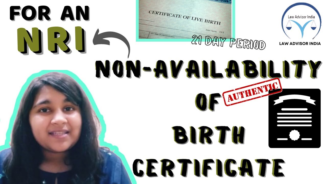 What is non availability certificate? Wiki REF