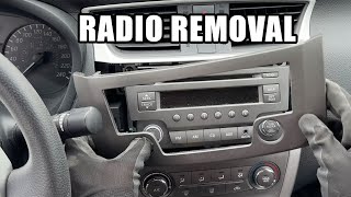 2013-2019 Nissan Sentra : How to Remove the Radio