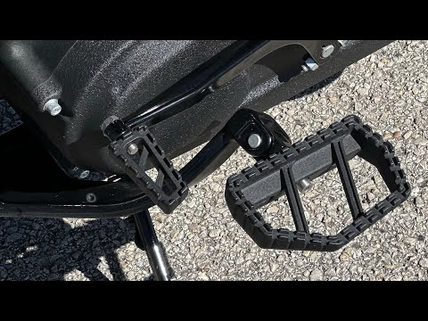 Install and Review of the Kuryakyn Riot Mini Floor Boards and Riot Shift peg Harley-Davidson