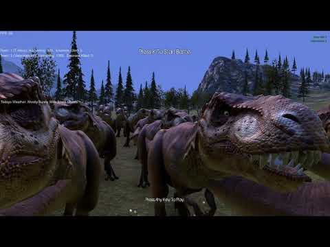 Velociraptors vs T-Rex - Ultimate Epic Battle Simulator