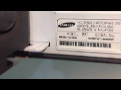 Samsung microwave turns on by itself