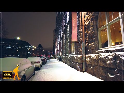 Helsinki, Finland ❄️️ Evening Winter Walk