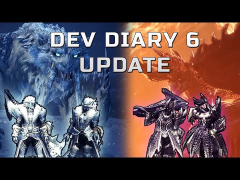 NEW FROSTFANG BARIOTH, ALATREON, ARMOR & WEAPONS! | MHW Iceborne Dev Diary 6