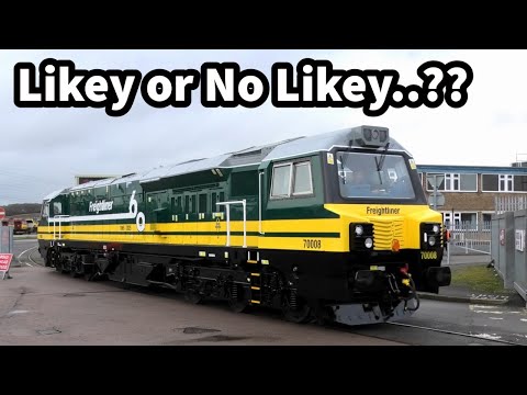 NEW 60th Livery for Freightliner 70008..! Plus other Locos at Wabtec Brush Loughborough! 02/12/24