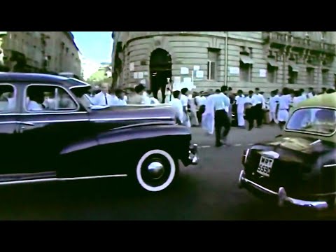 1964 Mumbai in 60FPS / India in the 1960's - British Pathé