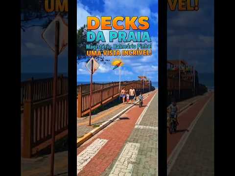 DECKS NA PRAIA DO MAGISTÉRIO EM BALNEÁRIO PINHAL RS #praia