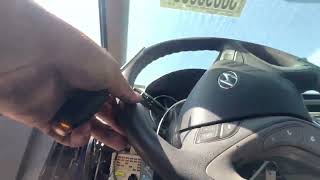 2011 Hyundai sonata steering column removal