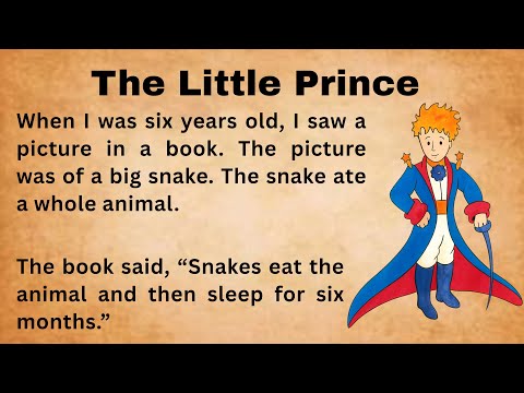 The Little Prince || Learn English Through Stories || Improve Your English