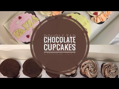 How to make simple chocolate cupcakes super easy recipe!