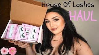 Huge House Of Lashes | LASH HAUL | + All about my NEW HAIR! |