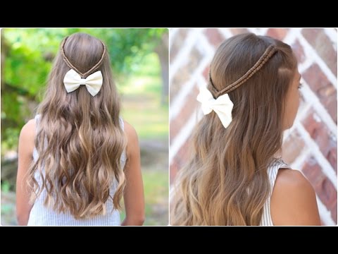 インフィニティ三つ編みタイバック｜バックトゥスクールヘアスタイル (Infinity Braid Tieback | Back-to-School Hairstyles)