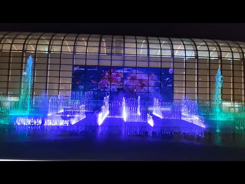 沙田新城市廣場Sky Gardan音樂噴泉表演 3/3/2026 （元宵節）場次1930
