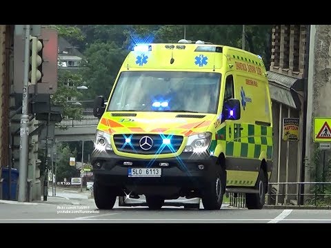 Liberec ZZS Libereckého kraje RZP 113 | Liberec Region EMS ambulance responding [CZ | 9.8.2016]