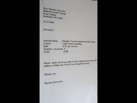 Eton College and Marinas table Tennis school Partnership 2003-2006