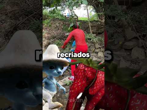 Gato Smurf Vs Elefante Morango Na Vida Real 😱 #smurfcat #alanwalker #meme