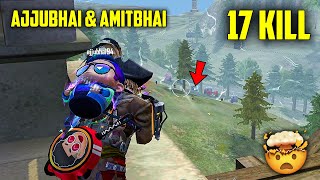 Intense Solo vs Squad Moment Ajjubhai 17 Kills Booyah Gameplay with Desi Gamers - Garena Free Fire