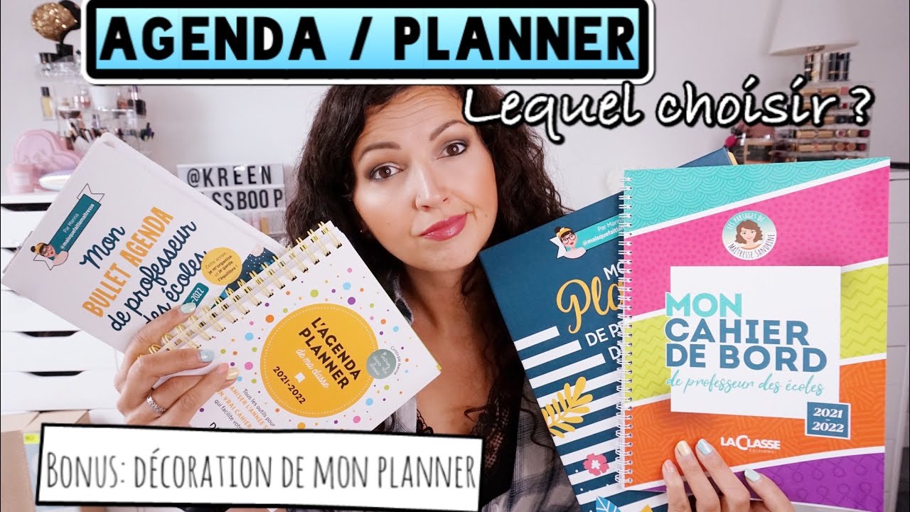 Professeur des écoles: Quel Agenda /Cahier Journal choisir