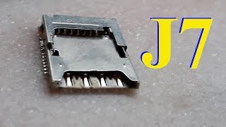How to replace samsung j7 sim socket
