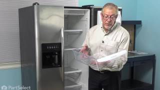 Refrigerator Repair - Replacing the Meat Pan Drawer (Whirlpool Part # 240355517)