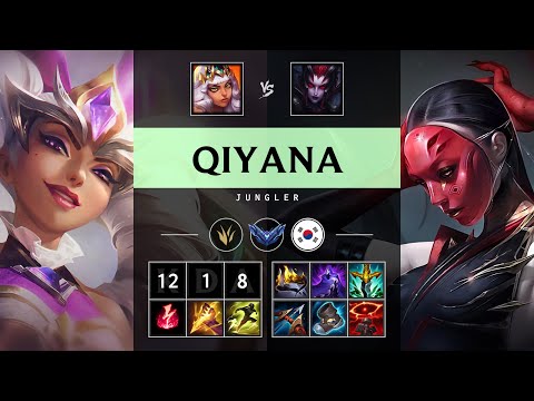 Qiyana Jungle vs Elise - KR Diamond Patch 25.05