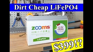 $399 100Ah 12V "Zooms" LiFePO4 Battery Review -Not Sponsored-