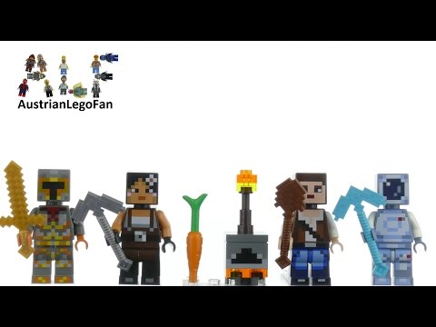 Vidéo LEGO Minecraft 853610 : Assortiment d’habillages 2