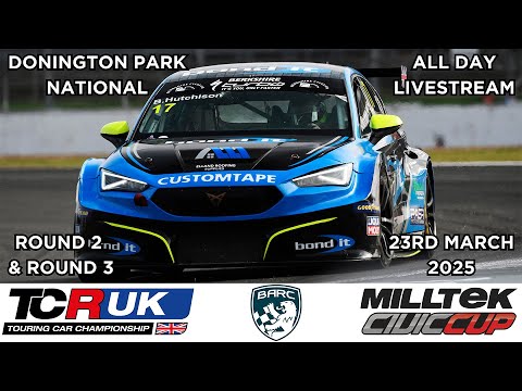 TCR UK LIVE | ROUND 2 & 3 | DONINGTON PARK NATIONAL