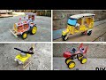 4 Amazing DIY TOYs Matchbox Tractor Helicopter Tuk Tuk Rickshaw Arduino 4 4 Rc Car