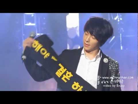 [Donghae FANCAM] 120310 (Hae with EunHae towel~) Destiny - Super Junior @ SS4 in Macau