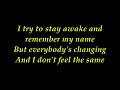 Keane - Everybody's Changing (Lyrics)