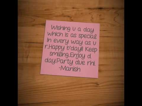 Happy bithday Samidha