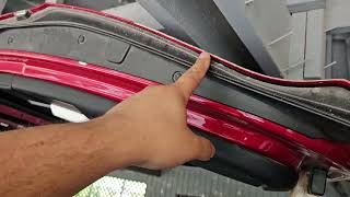 Repair 2018 Tesla Model X Falcon door bent part 1