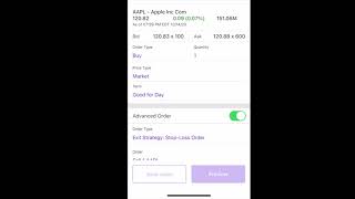 How to use stop loss with Etrade App (5mins)