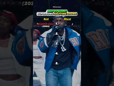 BEST vs WORST Superbowl Halftime Shows