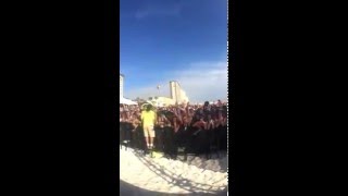 Steve Aoki snapchat with Can't go home