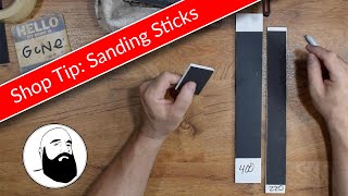 How to Make a Sanding Stick from Foam #shophacks