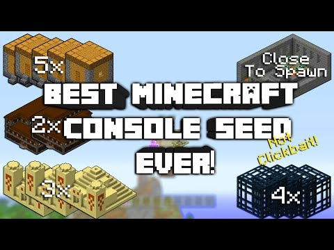 Insane Minecraft Seed for Console 2017!!