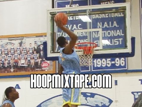Andrew Wiggins Gets His Head ABOVE The Rim! Puts On Aerial Display Against College Team!