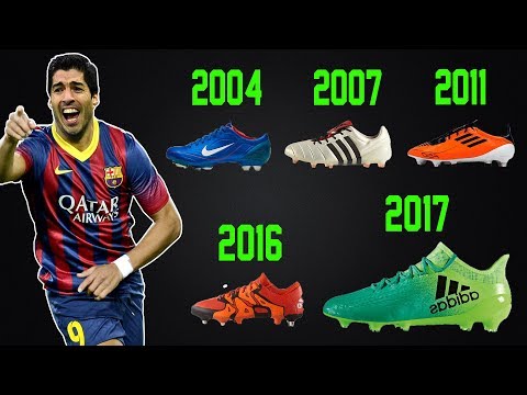 Luis Suarez boots/cleats from 2004 to 2017 ● Which one do YOU like the MOST?