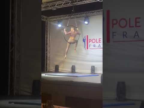 Championnat de france IPSF 2024 Aerial Hoop catégorie Elite Vinson Manon, cerceau Aerien 3ème place.