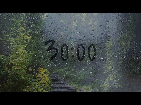 30 Minute timer with rain sounds