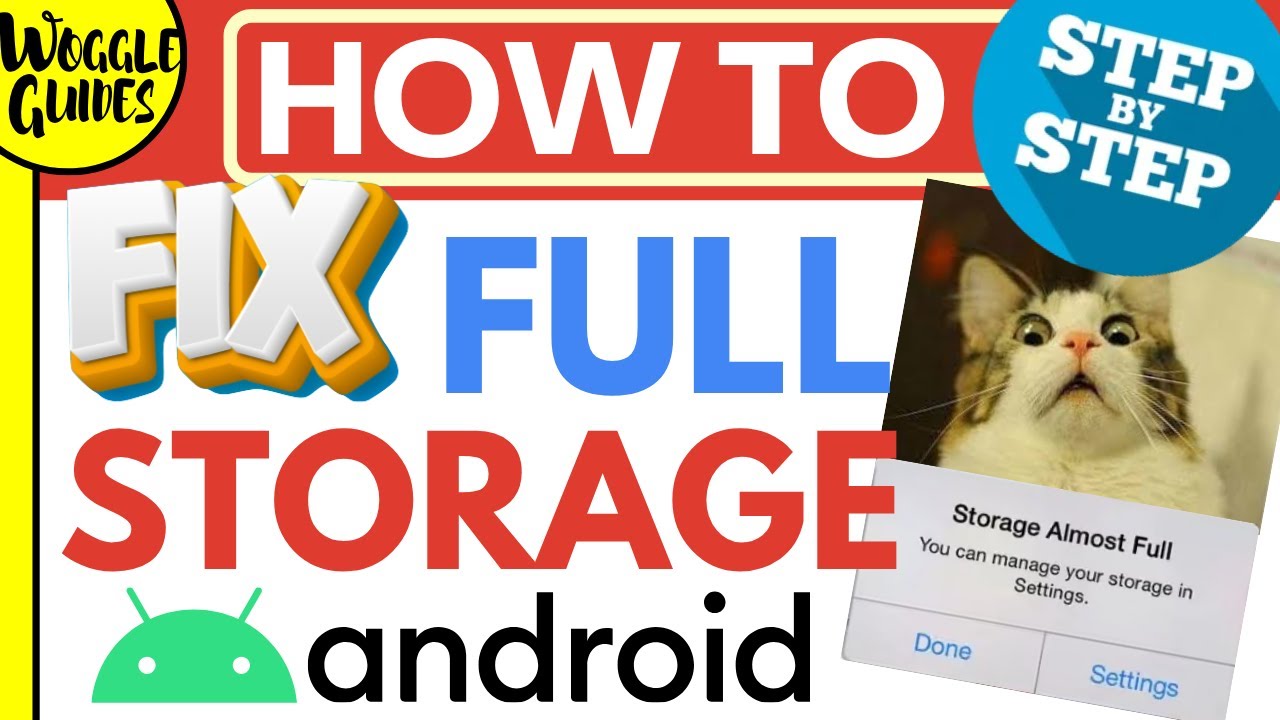 Fix Storage Full on Google Android Phone Step by Step