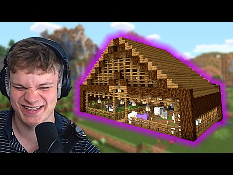BYGGER EN KÆMPE STALD TIL MINE DYR - Minecraft: ep 80