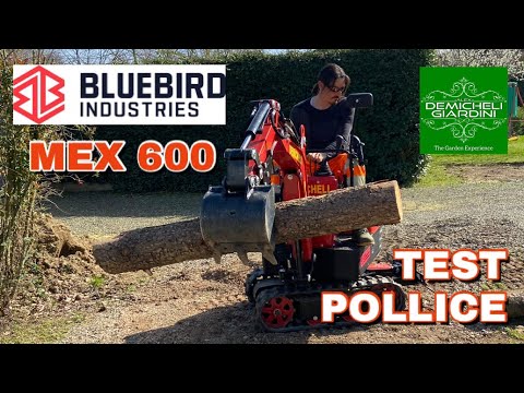 Pollice meccanico benna miniescavatore Mex 600 Bluebird Industries
