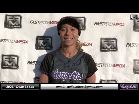2023 Delia Lobao 4.2 GPA - Athletic Slapper, 2nd Base & Outfielder Softball Skills Video - Grapettes
