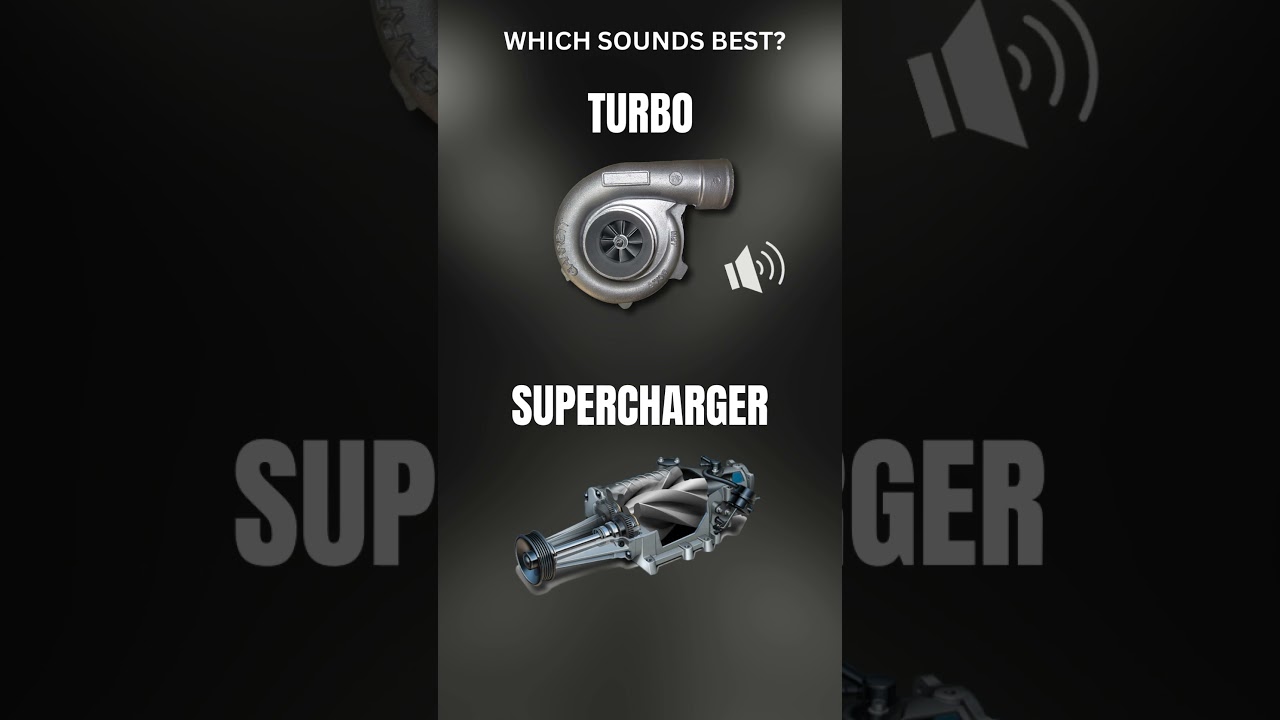 Turbo vs Supercharger #turbo #supercharged #supercharger #car #engine #shorts #v6 #v8