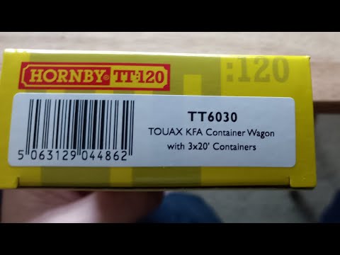 HORNBY TT120 NEW TOOL KFA CONTAINER WAGON.