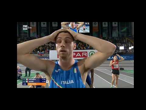 60m Finale Europei - Samuele Ceccarelli 6.48